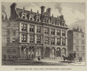 Nieuwe kantoren van de Daily News, Bouverie-Street, Fleet-Street